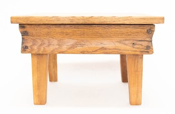 Antique Oak Stool