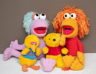 1980s Plush Including Sesame Street And Fraggle Rock