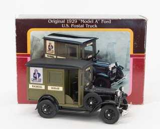1989 Original 1929 Model A Ford U.S. Postal Truck First Edition Die Cast Series #1 In Box