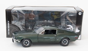 2014 Green Light Steve McQueen Bullitt 1968 Ford Mustang GT Die Cast 1:18 With Box