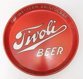 1930s Tivoli Beer Tray ' The Western Aristocrat' Denver, Colorado