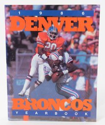 1986 Denver Broncos Yearbook Magazine