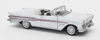 Franklin Mint Precision Models 1957 White Pontiac Bonneville Die Cast