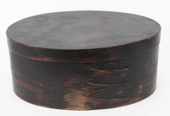 Frye's Measure Mill Handmade Birchwood Lidded Oval Box