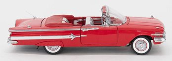 The Franklin Mint 1960 Red Chevy Impala Convertible Die Cast