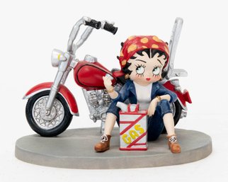 2001 Betty Boop Out Of Gas Figurine