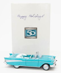 1957 Chevy Bel-Air Die Cast Enterprise 50th Anniversary Gift In Box