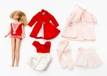 1963 Skipper Doll With Outfits
