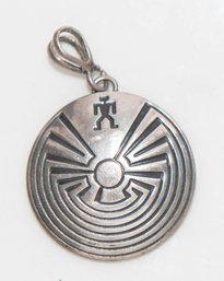 Native America Sterling Silver Pendant