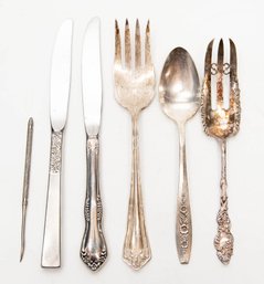 Miscellaneous Silver Plate And Stainless Pieces