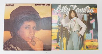 Janis Ian 'between The Lines And Lily Tomlin 'On Stage' Vinyl