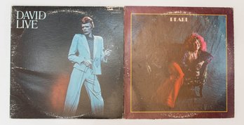 David Bowie 'David Live' And Janis Joplin 'Pearl' Vinyl