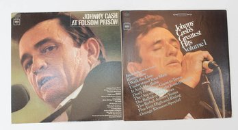 Johnny Cash 'Live At Folsom Prison' 'Greatest Hits Volume 1' Vinyl