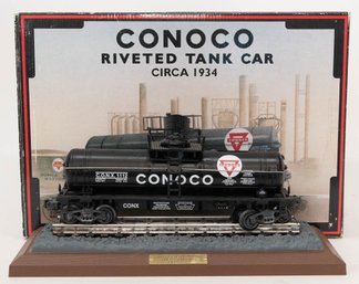 1994 Conoco  Riveted Tank Car Circa 1934 Limited Edition Coin Bank With Box