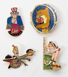 Hard Rock Cafe Pittsburgh, Edinburgh And 4th Of July Pins