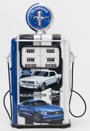 The Hamilton Collection 50th Anniversary Ford Mustang Lighted Gas Pump #0863 With COA