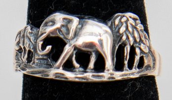 Sterling Silver Elephant March Size 8