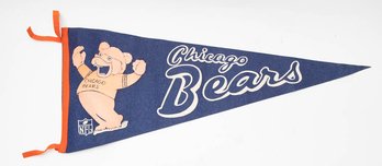 1960s Chicago Bears Football Pennant
