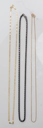 Lot Of 3 925 Sterling Silver  Chains