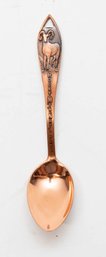 4' Rocky Mountain National Park Solid Copper Souvenir Spoon