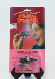 1981 Oh Boy, It Works! Wind-up Sander