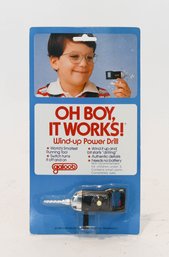 1980 Oh Boy, It Works! Wind-Up Power Drill