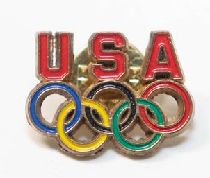1996 Olympic Games 5 Rings Lapel Pin