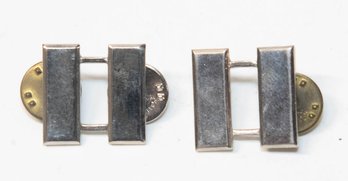 N. S. Meyer Inc. New York Silver Tone Military Bar Pins