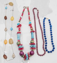 Colorful Beaded Fashion Necklaces