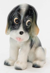 5' Vintage Ceramic Cartoonish Hound Puppy Occupied Japan