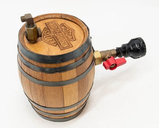 Harley Davidson Mini Whiskey Barrel