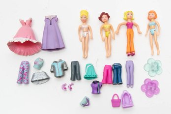2006 Polly Pocket Dolls And Clothes