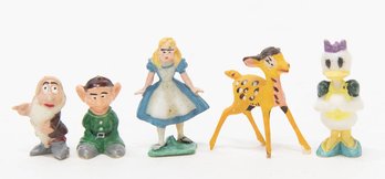 Disneykins Bambi, Daisy Duck Dopey And Alice In Wonderland