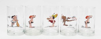 1981 Arbys BC Ice Age Collector Glasses