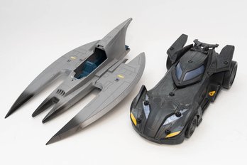 2018 Batmobile And 2001 Batwing Toys