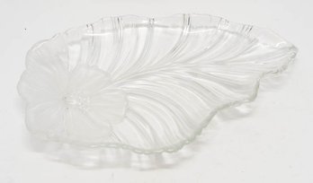 Mikasa Hibiscus Frost Center Platter New In Box