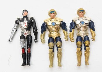 1986 Mattel Captain Power And Lord Dread Action Figures