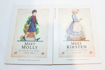 1986 American Girl Books Meet Kirsten And Meet Molly