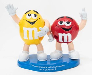 M&m's Red And Yellow Character Dispenser