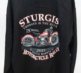 Sturgis Thunder In The Hills Zip Up Hoodie Size XL New