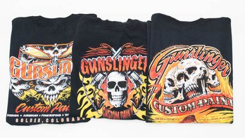 Gunslinger Custom Paint Long Sleeve Shirts Sizes Large And XL New (3)