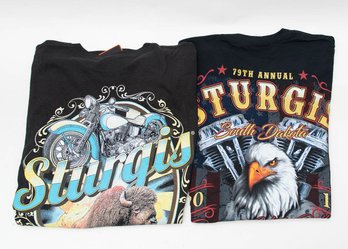 2019 Sturgis 79th Anniversary Buffalo And Eagle Long And Short Sleeve Size Large NWT