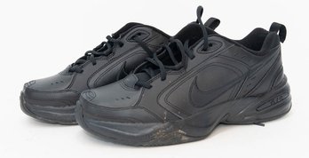 Nike Air Monarch Men's Black Shoes Size 10.5