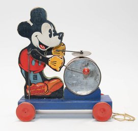 1937 Mickey Mouse Band Fisher Price Pull Toy No 795