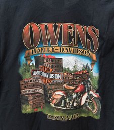 2012 Harley Davidson Owens Yakima, WA Men's T-shirt Size XL