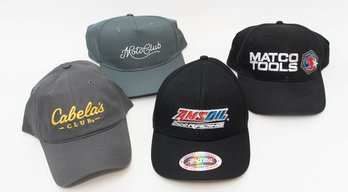 Marco Tools, Cabela's, Moto Club And Amsoil Hats New