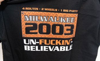 2003 Milwaukee FukenTees Size XL New