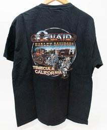 1999 Harley Davidson Quaid Temecula California T-shirt Size XL