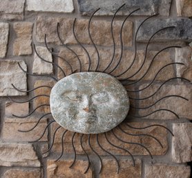 Sun Stone And Iron Wall Art