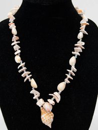 13' Seashell Pendant Shell Necklace